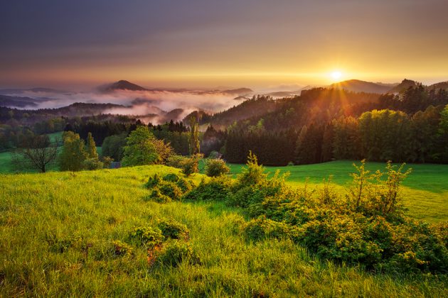 Where to experience best sunsets in Bohemian Switzerland | Northern Hikes